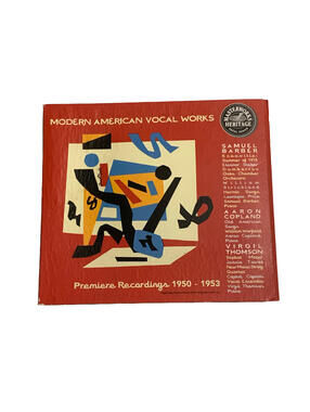 Modern American Vocal Works Barber Copland Thomson CD Remastered Columbia